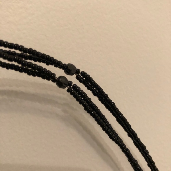 Jessica Beaded Flower Detail Black Mini bag purse - Picture 4 of 6